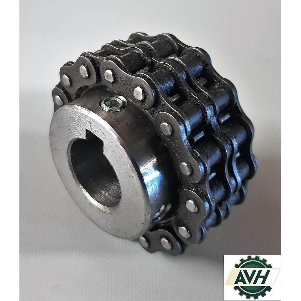 Kettingkoppeling 1/2"",""x16 compl